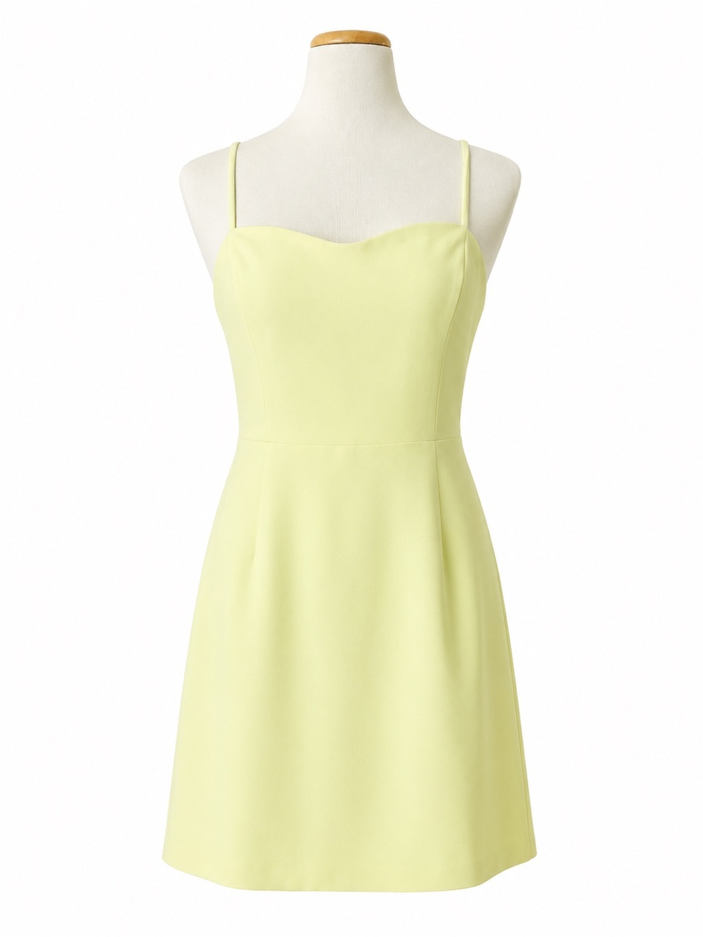 French Connection Lemon Tie Back Mini Dress Size 10 NWT